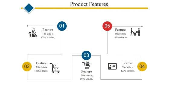 Product Features Template 2 Ppt PowerPoint Presentation Infographics Mockup