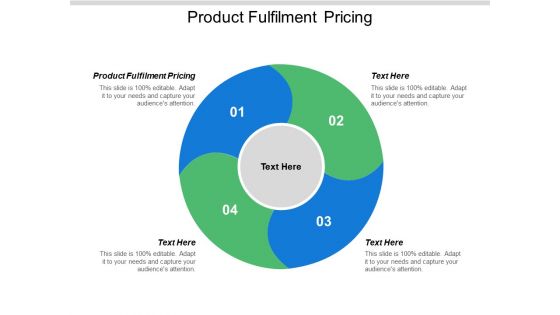 Product Fulfilment Pricing Ppt PowerPoint Presentation Icon Vector Cpb