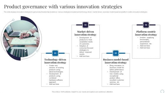 Product Governance With Various Innovation Strategies Template PDF Product Governance With Various Innovation Strategies Template PDF