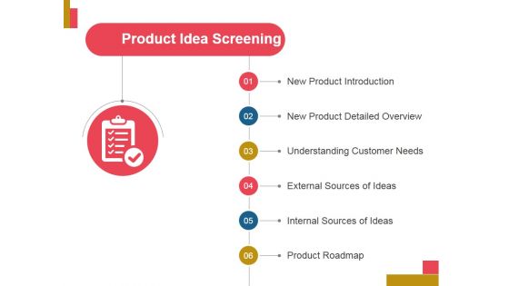 Product Idea Screening Ppt PowerPoint Presentation Infographic Template