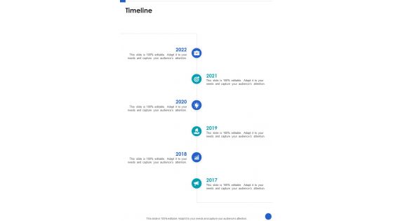 Product Inauguration Occasion Proposal Timeline One Pager Sample Example Document