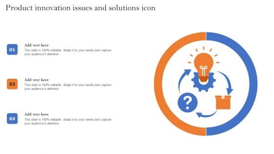 Product Innovation Issues And Solutions Icon Microsoft PDF