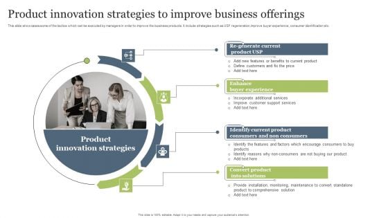 Product Innovation Strategies To Improve Business Offerings Microsoft PDF