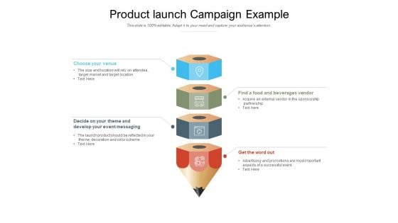 Product Launch Campaign Example Ppt PowerPoint Presentation Icon Slide Download