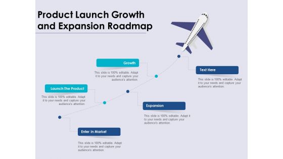 Product Launch Growth And Expansion Roadmap Ppt PowerPoint Presentation Professional Design Ideas PDF