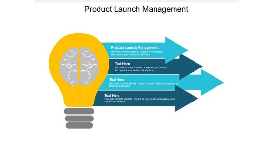 Product Launch Management Ppt PowerPoint Presentation Icon Graphics Cpb