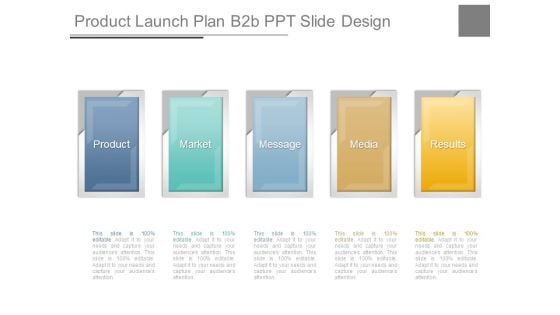 Product Launch Plan B2b Ppt Slide Design