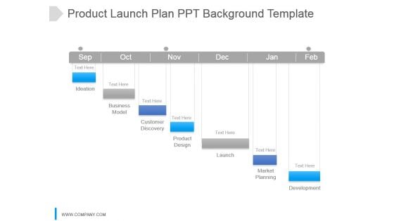 Product Launch Plan Ppt Background Template