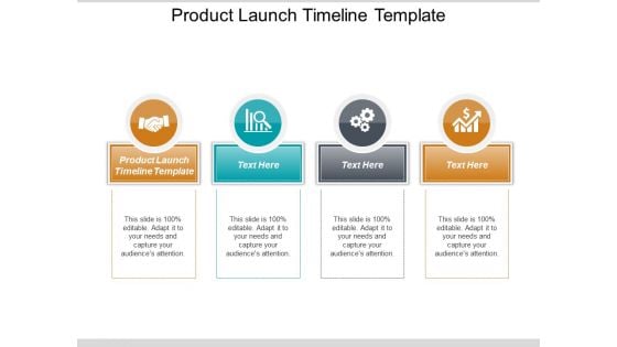 Product Launch Timeline Template Ppt PowerPoint Presentation Professional Designs Download Cpb