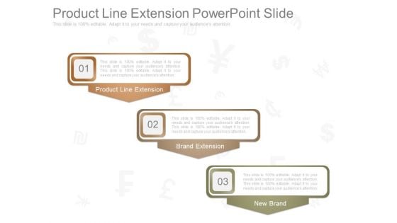 Product Line Extension Powerpoint Slide