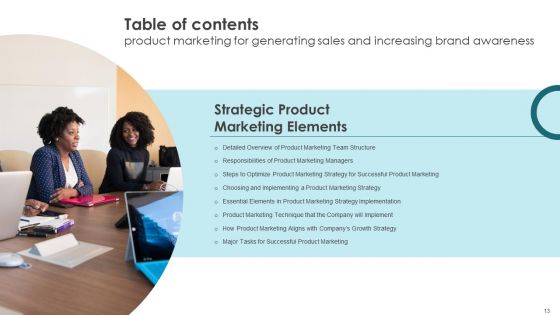 Product Marketing For Generating Sales And Increasing Brand Awareness Ppt PowerPoint Presentation Complete Deck With Slides