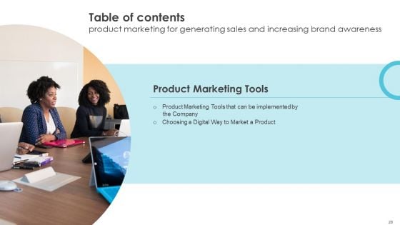 Product Marketing For Generating Sales And Increasing Brand Awareness Ppt PowerPoint Presentation Complete Deck With Slides