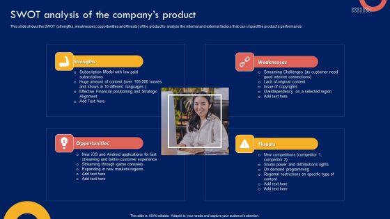 Product Marketing Leadership Swot Analysis Of The Companys Product Brochure PDF