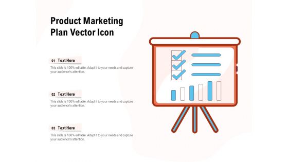 Product Marketing Plan Vector Icon Ppt PowerPoint Presentation Slides Icons PDF
