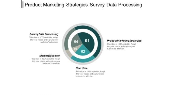 Product Marketing Strategies Survey Data Processing Market Education Ppt PowerPoint Presentation Slides Inspiration