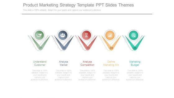 Product Marketing Strategy Template Ppt Slides Themes