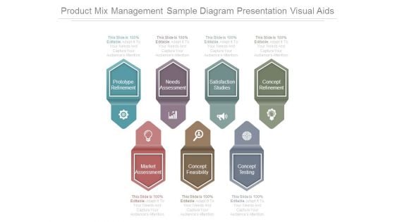 Product Mix Management Sample Diagram Presentation Visual Aids