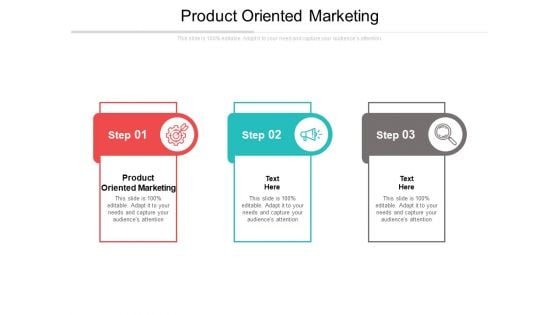 Product Oriented Marketing Ppt PowerPoint Presentation Styles Aids Cpb