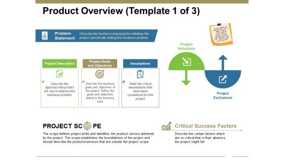 Product Overview Template 1 Ppt PowerPoint Presentation Portfolio Influencers