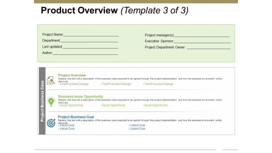 Product Overview Template 3 Ppt PowerPoint Presentation Slides Display