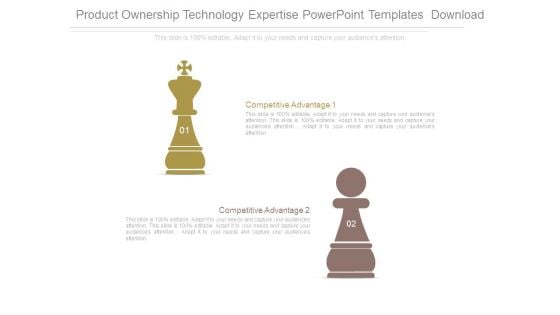 Product Ownership Technology Expertise Powerpoint Templates Download