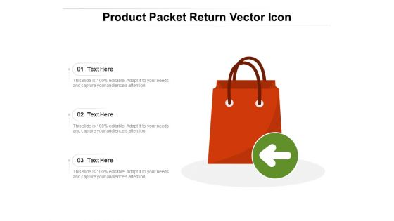 Product Packet Return Vector Icon Ppt PowerPoint Presentation File Microsoft PDF