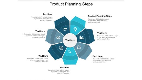 Product Planning Steps Ppt PowerPoint Presentation Model Slide Download Cpb