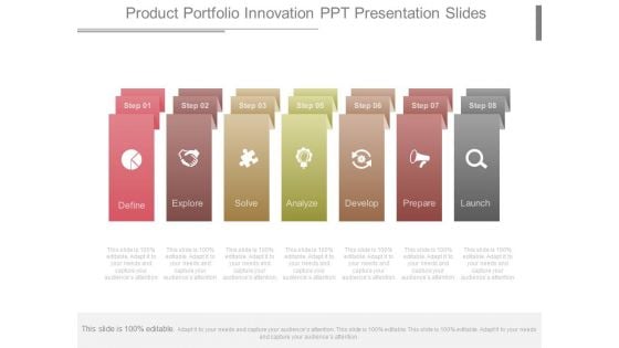 Product Portfolio Innovation Ppt Presentation Slides