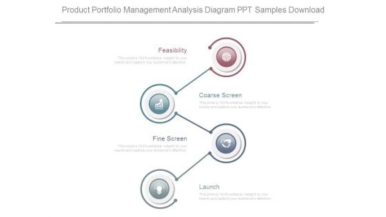 Product Portfolio Management Analysis Diagram Ppt Samples Download