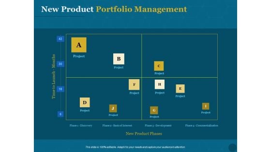 Product Portfolio Management For New Product Development New Product Portfolio Management Diagrams PDF