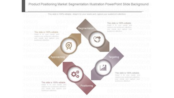 Product Positioning Market Segmentation Illustration Powerpoint Slide Background