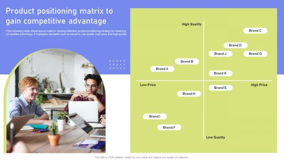 Product Positioning Matrix To Gain Competitive Advantage Download PDF