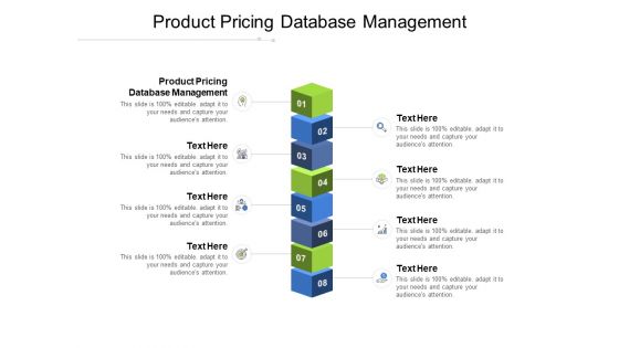 Product Pricing Database Management Ppt PowerPoint Presentation Outline Maker Cpb Pdf