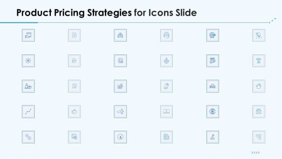 Product Pricing Strategies For Icons Slide Ppt Show Model PDF