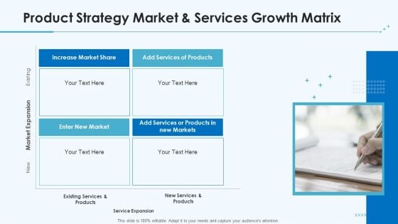 Product Pricing Strategies Product Strategy Market And Services Growth Matrix Ppt Outline Inspiration PDF