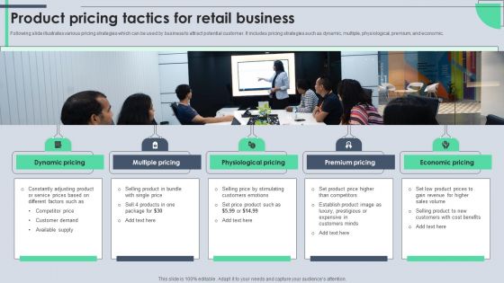 Product Pricing Tactics For Retail Business Graphics PDF Product Pricing Tactics For Retail Business Graphics PDF
