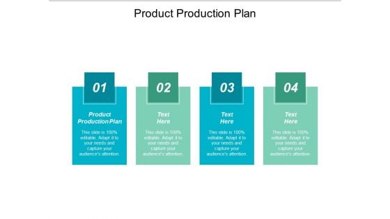 Product Production Plan Ppt PowerPoint Presentation Styles Show Cpb