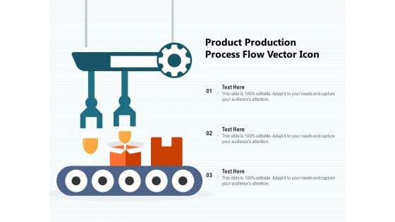 Product Production Process Flow Vector Icon Ppt PowerPoint Presentation Infographic Template Inspiration PDF