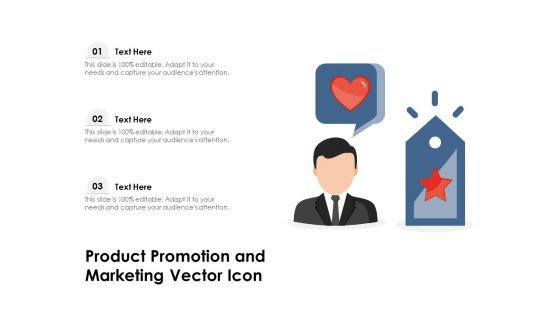 Product Promotion And Marketing Vector Icon Ppt PowerPoint Presentation Styles Summary PDF