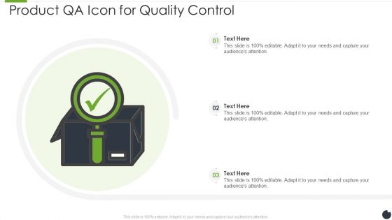 Product QA Icon For Quality Control Download PDF