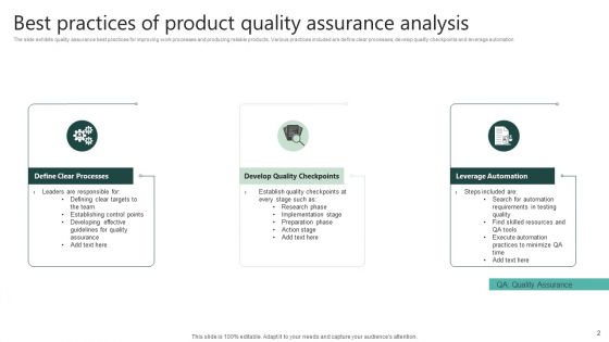 Product Quality Analysis Ppt PowerPoint Presentation Complete Deck With Slides