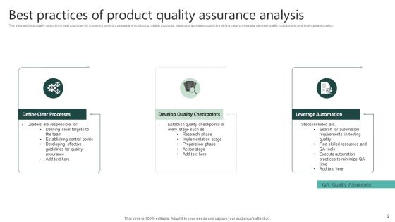 Product Quality Analysis Ppt PowerPoint Presentation Complete Deck With Slides Slide02
