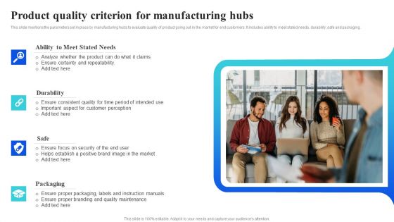 Product Quality Criterion For Manufacturing Hubs Graphics PDF