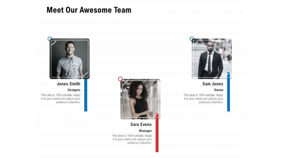 Product Relaunch And Branding Meet Our Awesome Team Ppt Pictures Graphics Tutorials PDF Product Relaunch And Branding Meet Our Awesome Team Ppt Pictures Graphics Tutorials PDF