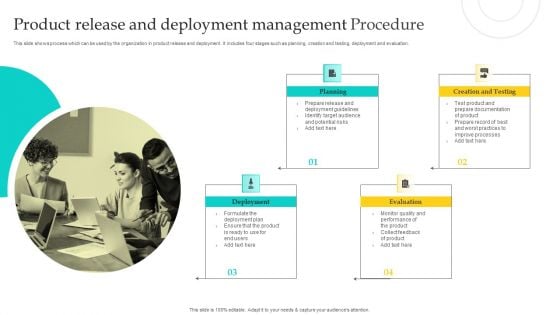 Product Release And Deployment Management Procedure Summary PDF Product Release And Deployment Management Procedure Summary PDF