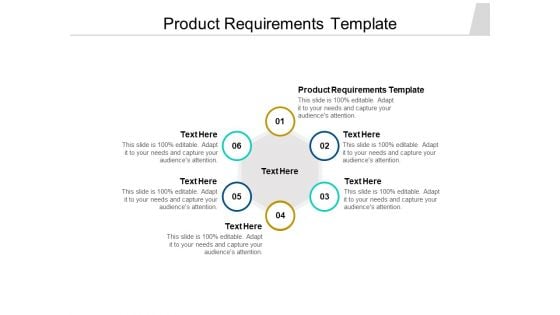 Product Requirements Template Ppt PowerPoint Presentation Professional Show Cpb Pdf