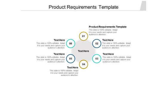 Product Requirements Template Ppt PowerPoint Presentation Professional Show Cpb Pdf