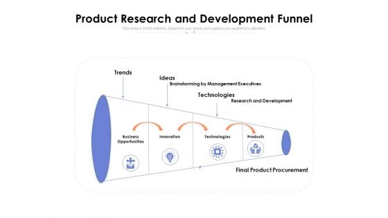 Product Research And Development Funnel Ppt PowerPoint Presentation Slides Portrait PDF Product Research And Development Funnel Ppt PowerPoint Presentation Slides Portrait PDF
