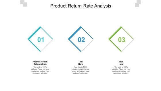 Product Return Rate Analysis Ppt PowerPoint Presentation Layouts Slide Download Cpb Pdf