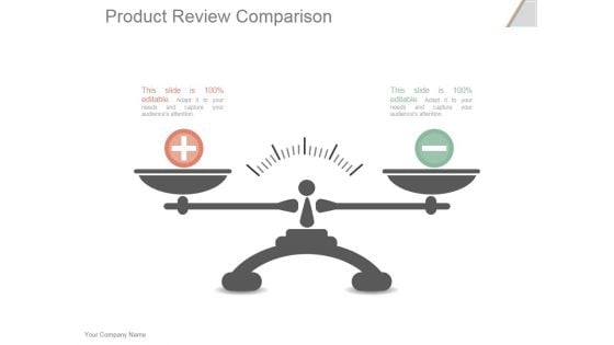 Product Review Comparison Ppt PowerPoint Presentation Inspiration